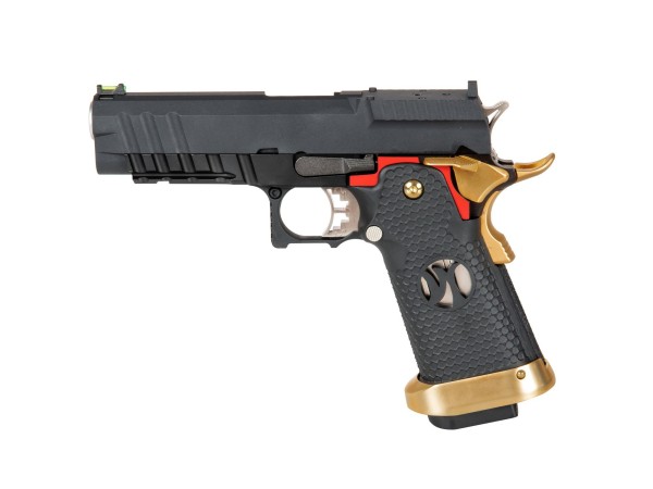 Armorer Works Hi-Capa GBBP with Reflex Sight AW-HX2601 (Black